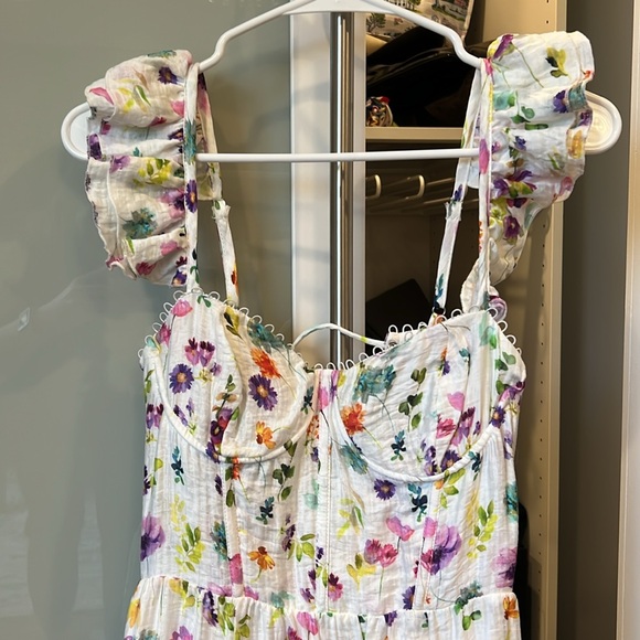 ASTR The Label Wedelia White Dress Size Small - Picture 5 of 7